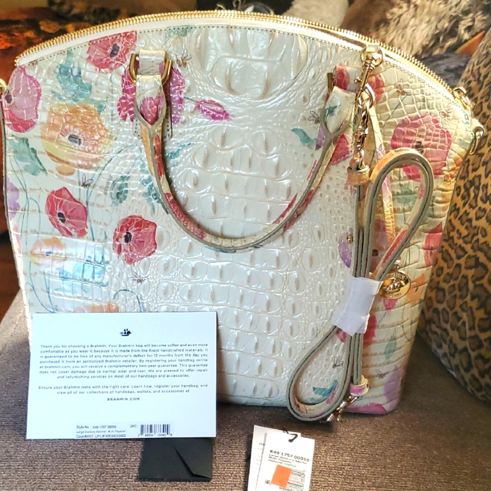 BRAHMIN LARGE DUXBURY SATCHEL